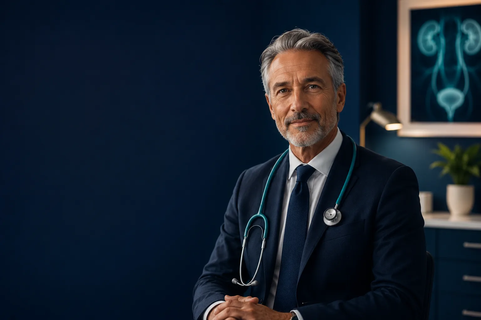 Men's urology consultation — shockwave energy therapy for men's health
